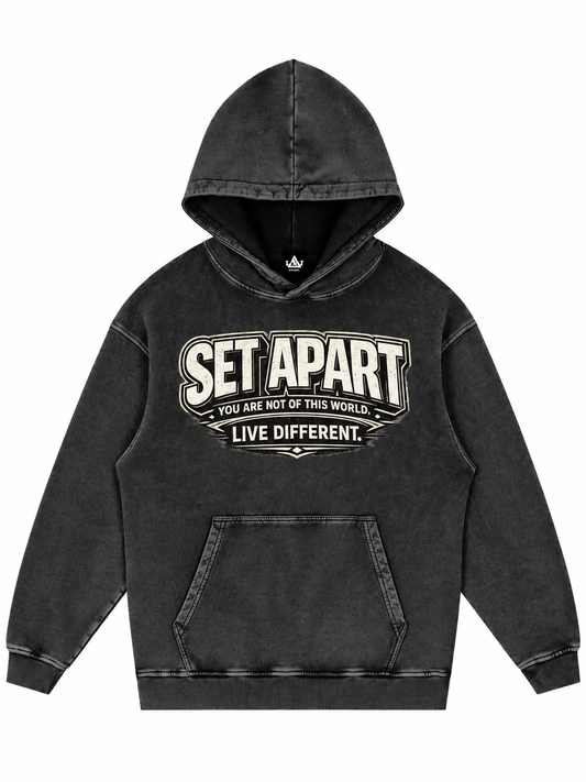 Set Apart Snow Washed Hoodie