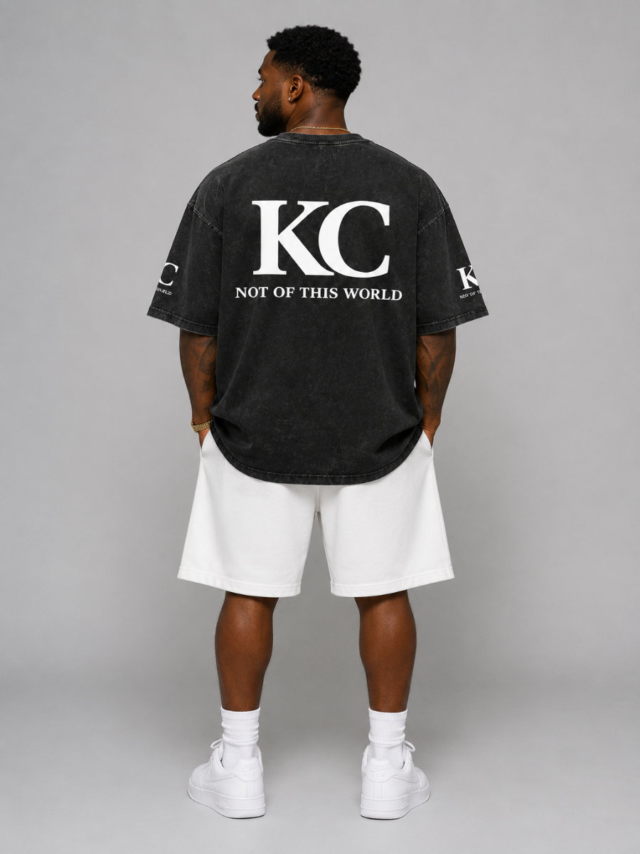 KNGDM Citizen Snow Washed Oversized Cotton T-Shirt