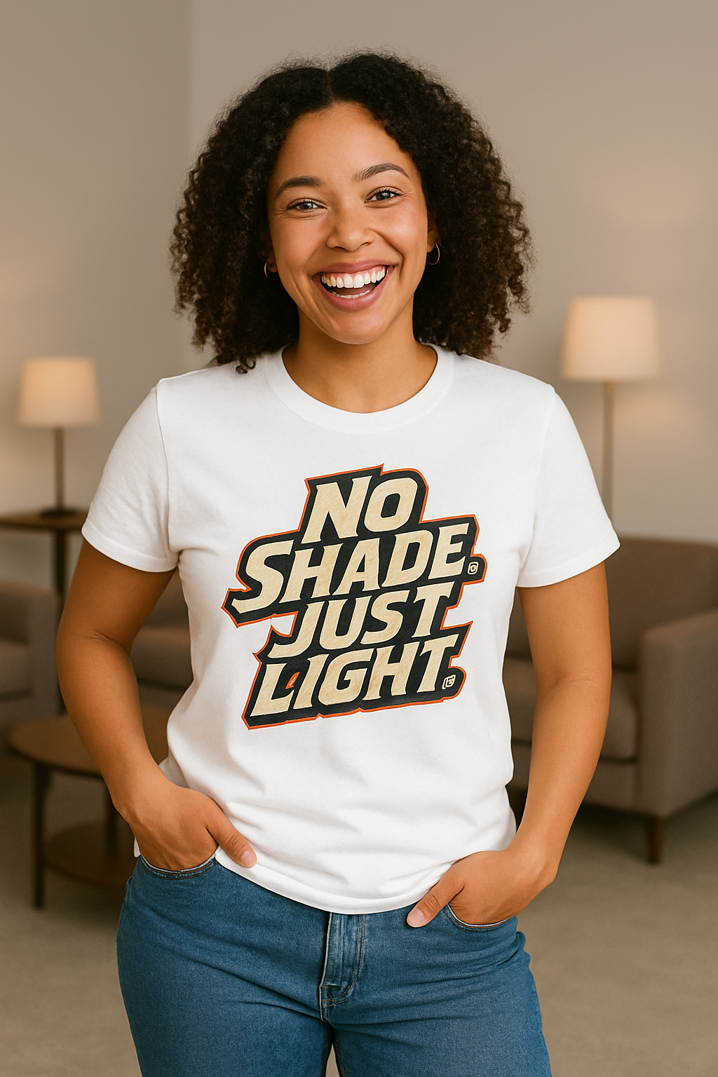 No Shade Just Light tshirt