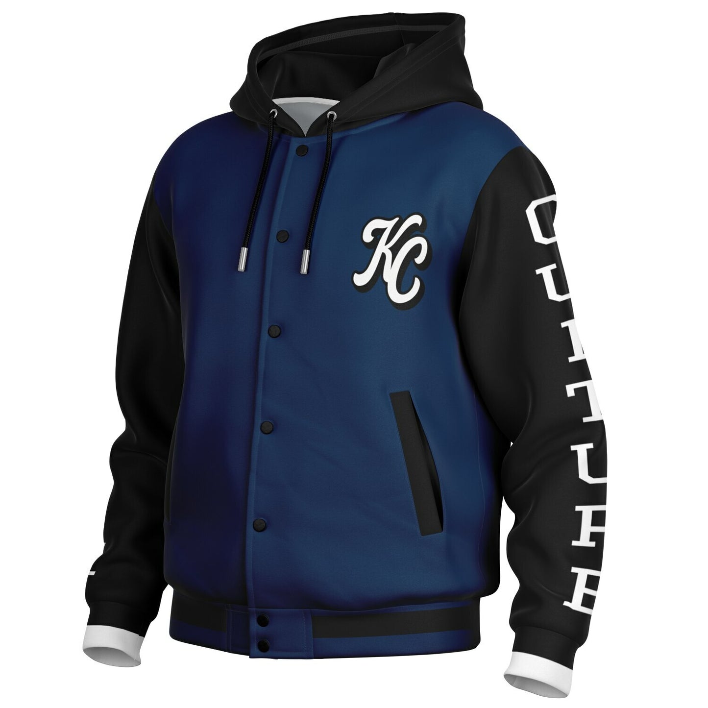 Kingdom Culture Hooded Baseball Jacket