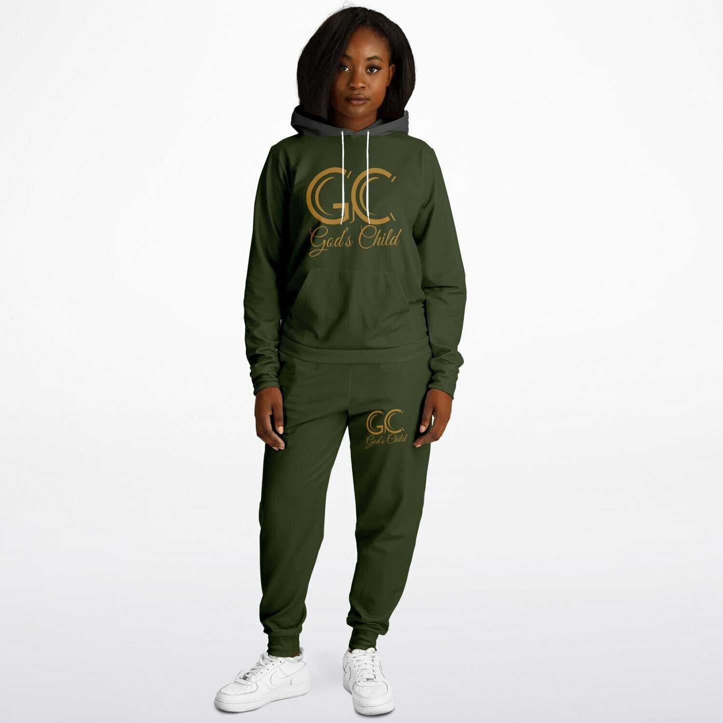 God's Child Sweat Suit (Olive)