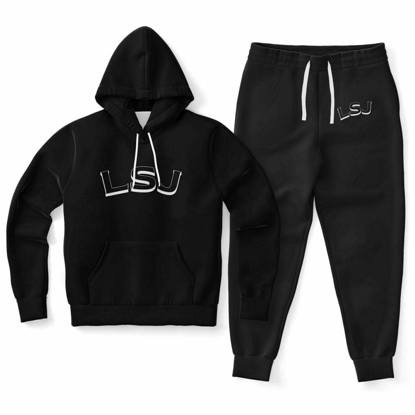 LSJ Black on Black Sweatsuit