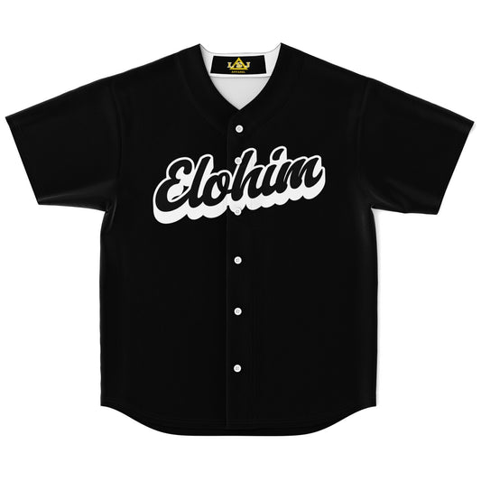 Elohim Baseball Jersey - Black