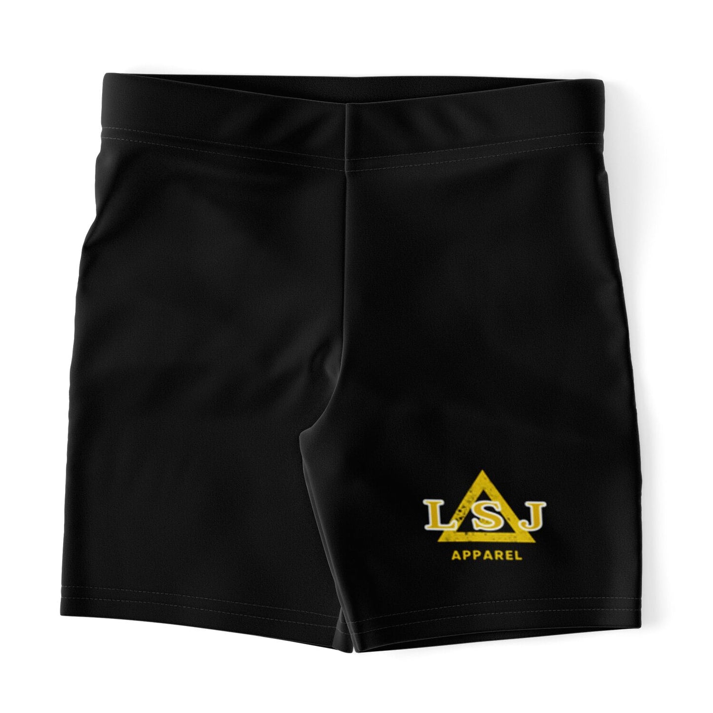 LSJ Black Sports Bra & Legging Short Set