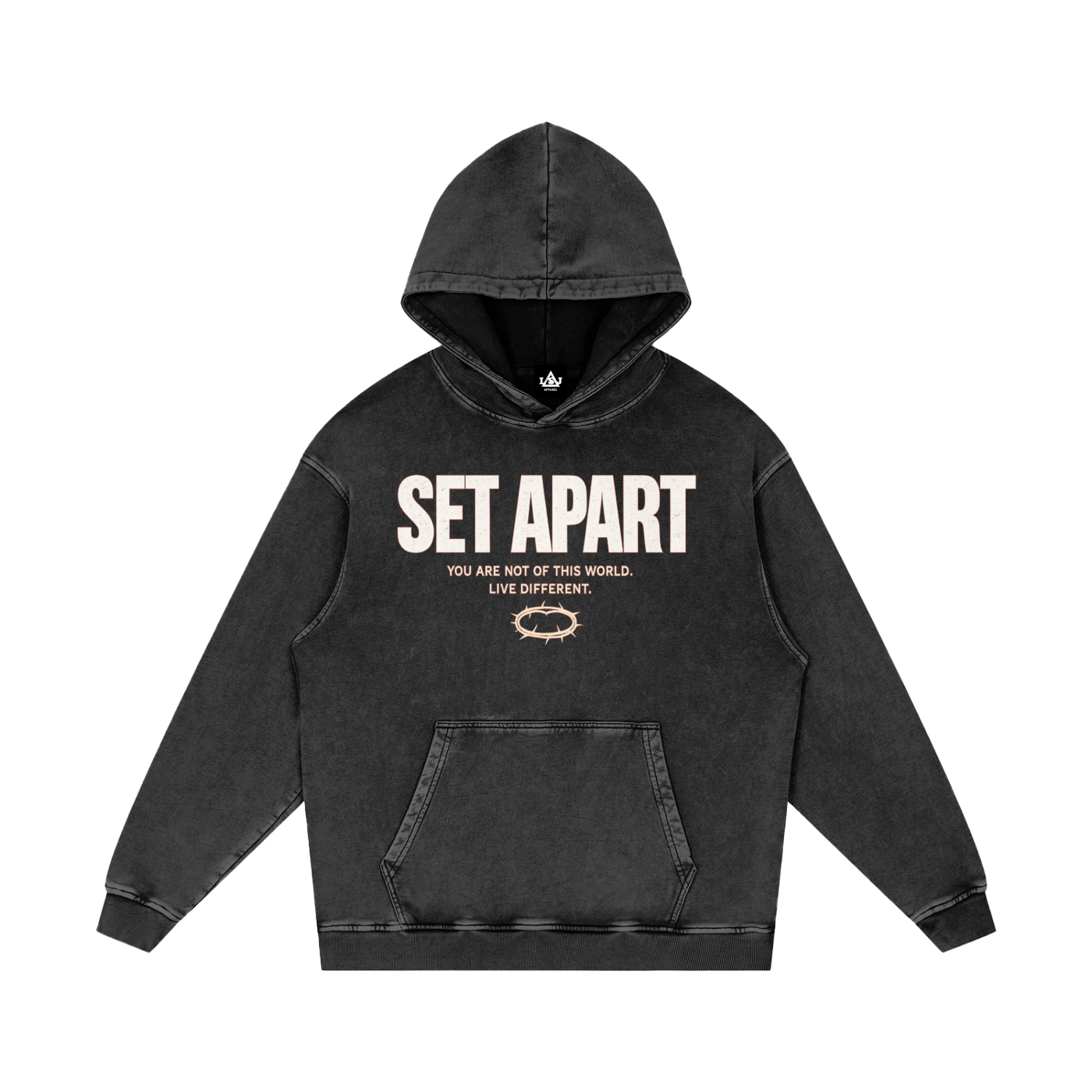 Set Apart Snow Washed Hoodie