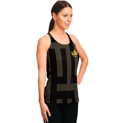 Golden Aztec Nights Mesh Tank Top & Legging Set