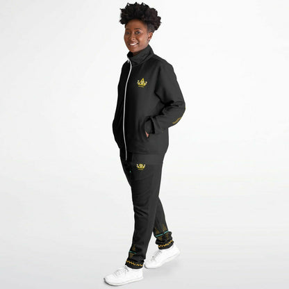 LSJ Black Color Burst Tracksuit