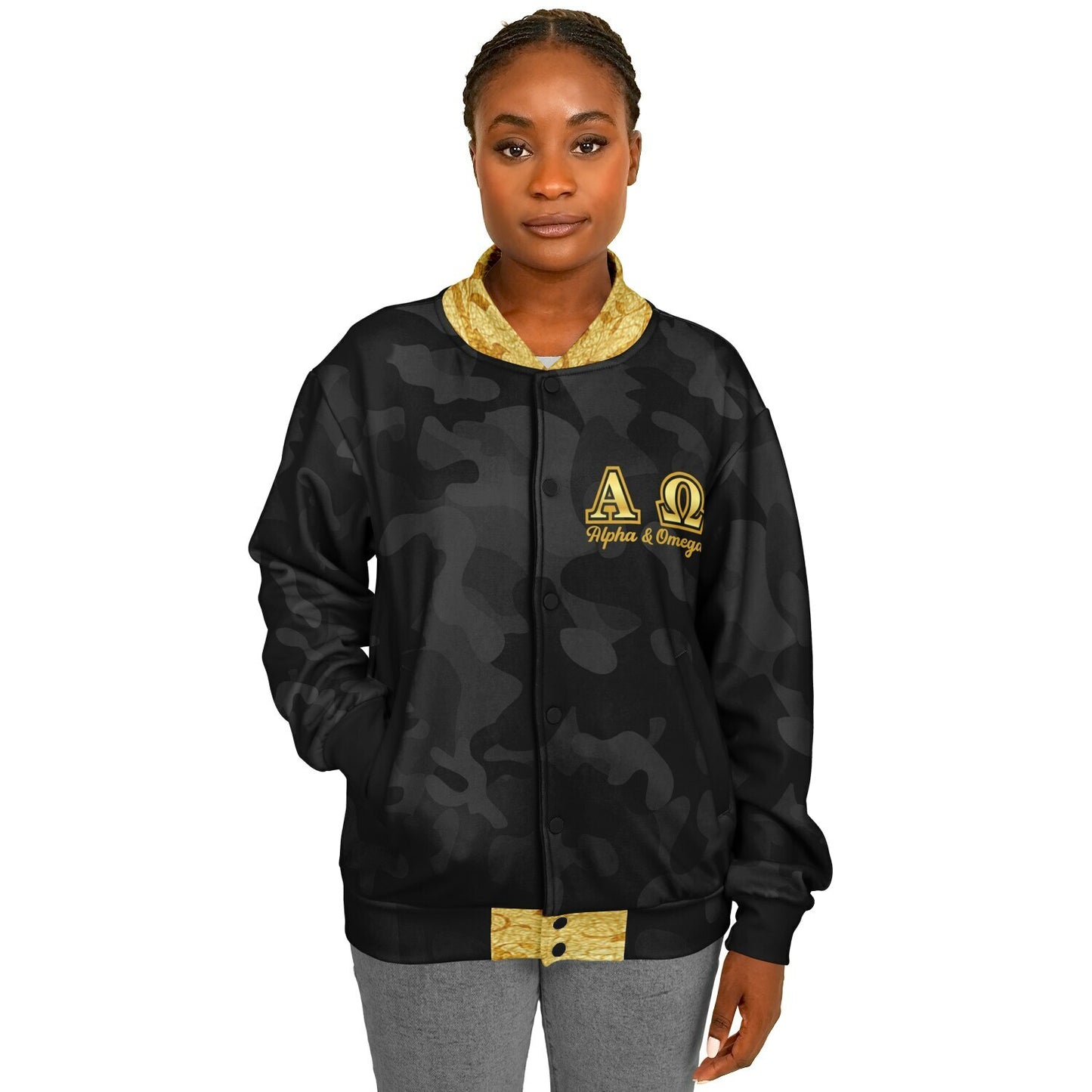 Alpha & Omega Varsity Jacket