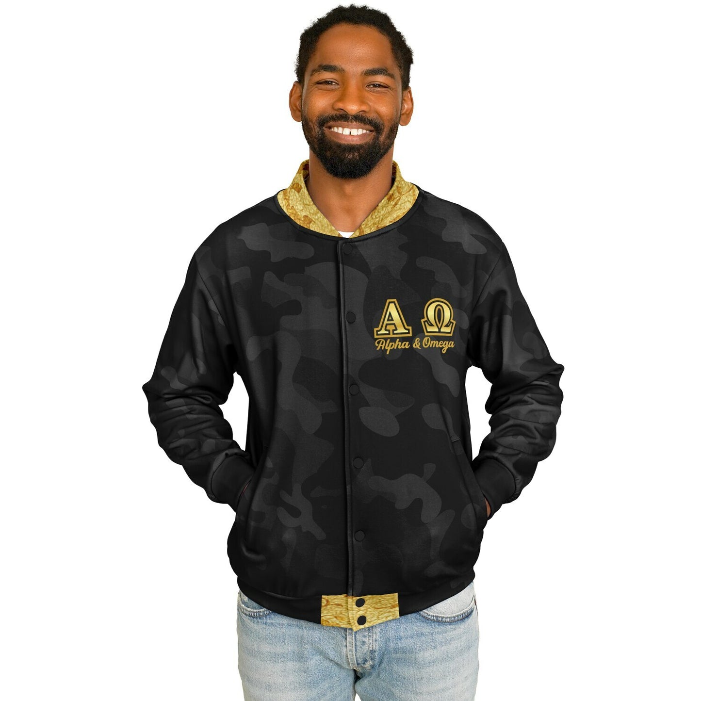 Alpha & Omega Varsity Jacket