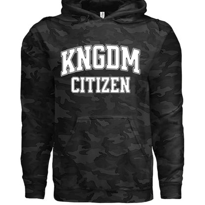KNGDM Citizen Black Camo Hoodie
