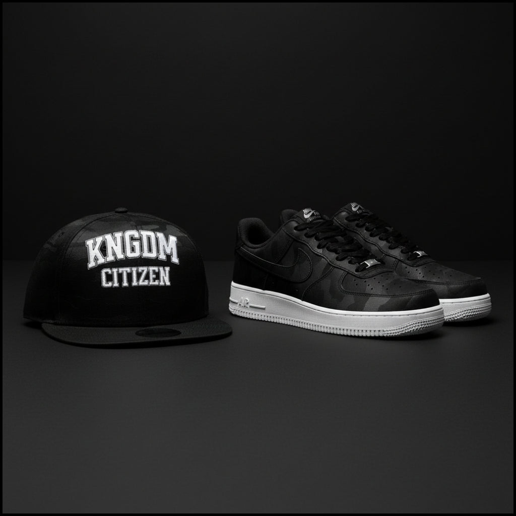 Flag Black/ Black Camo - FRONT