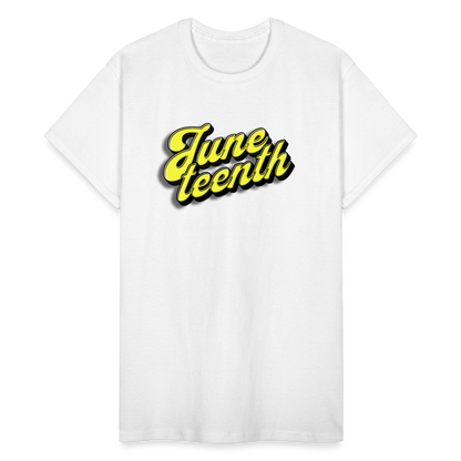 Juneteenth Unisex T-Shirt - white