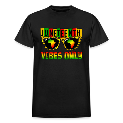 Juneteenth Vibes Unisex T-Shirt - black