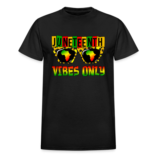 Juneteenth Vibes Unisex T-Shirt - black