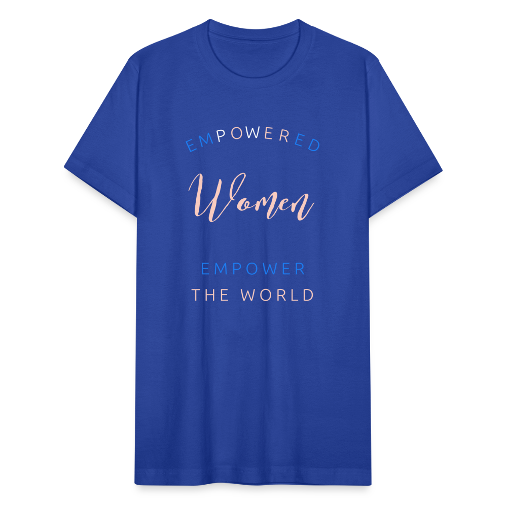 Empowered Women Empower The World Women's T-Shirt - royal blue