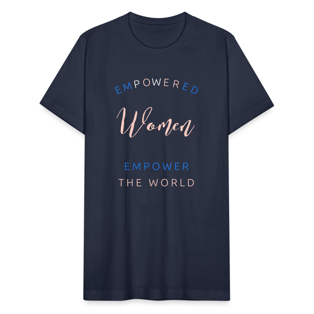 Empowered Women Empower The World Women's T-Shirt - navy