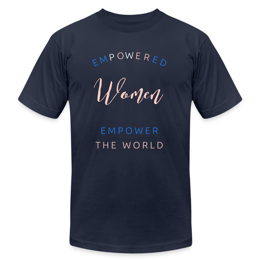 Empowered Women Empower The World Women's T-Shirt - navy