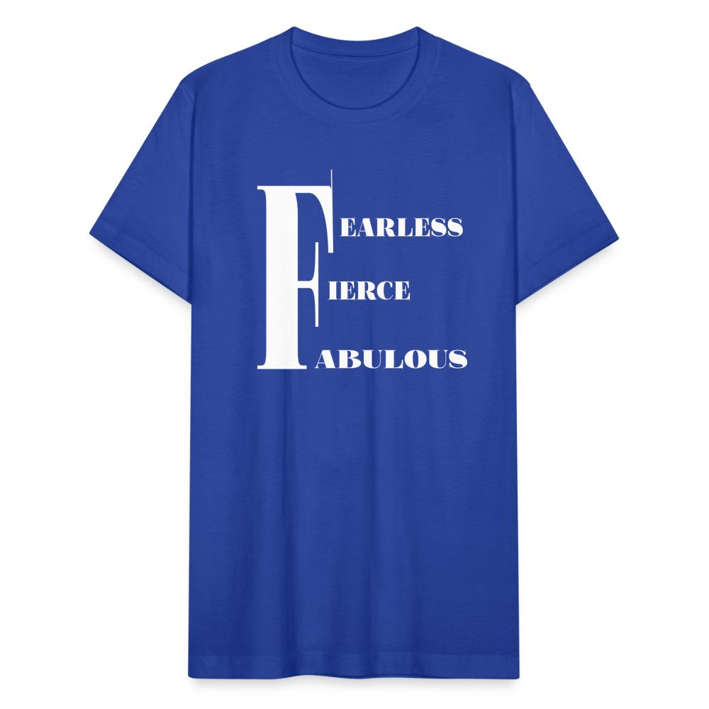 Fearless, Fierce & Fabulous Women's T-Shirt - royal blue