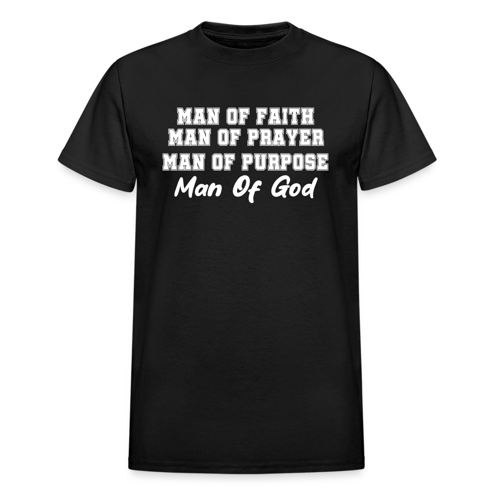 Man Of Faith - Man Of Prayer - Man Of Purpose - Man Of God - black