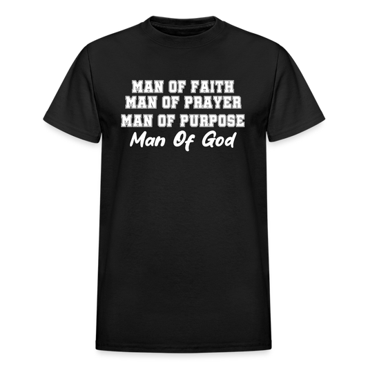 Man Of Faith - Man Of Prayer - Man Of Purpose - Man Of God - black