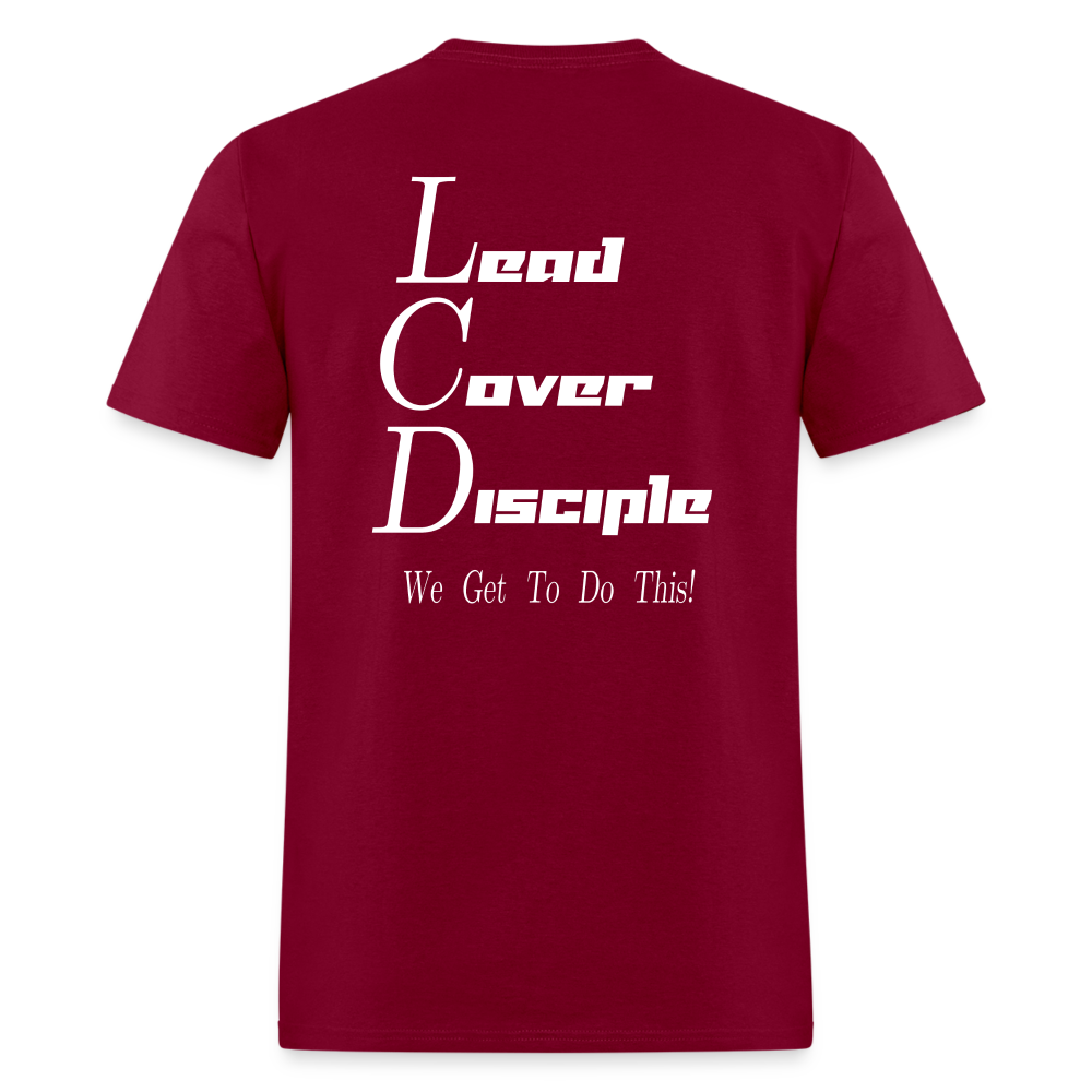 LCD T-Shirt - burgundy