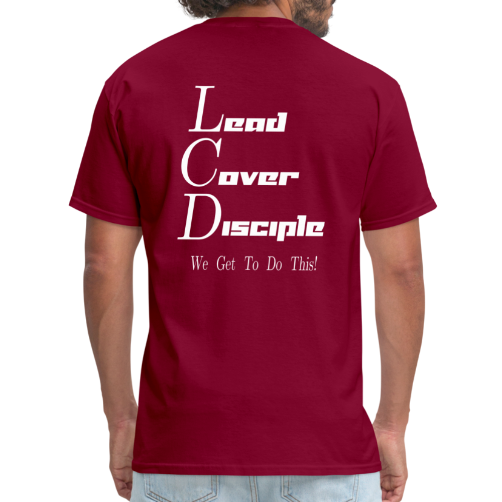 LCD T-Shirt - burgundy