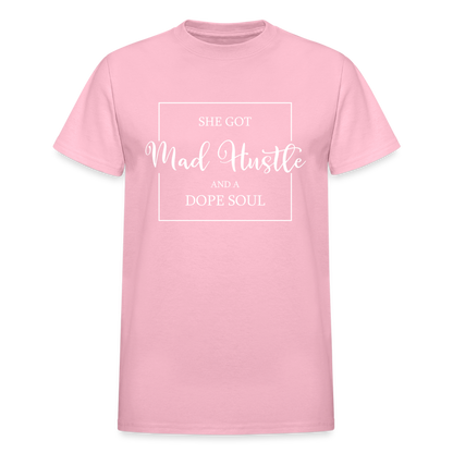 She Got Mad Hustle T-Shirt - light pink