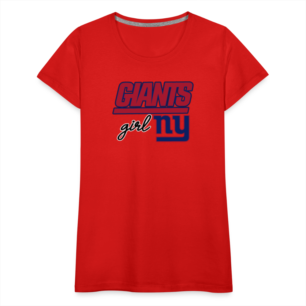 Giants Girl Women’s Premium T-Shirt - red