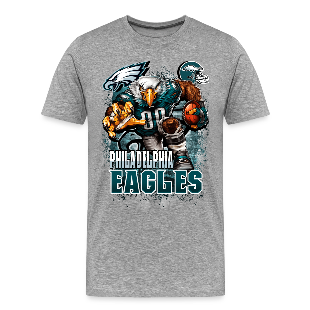 Eagles Fan T-Shirt - heather gray