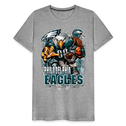 Eagles Fan T-Shirt - heather gray