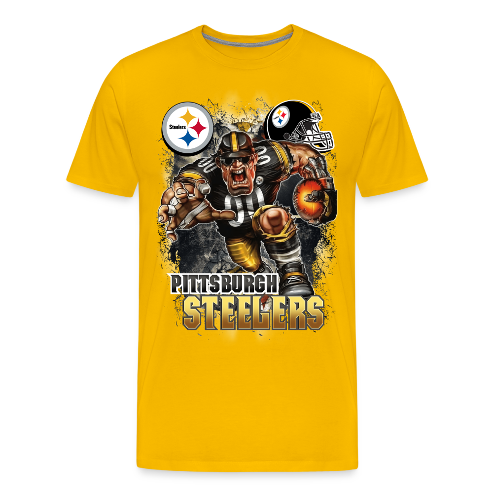 Steelers Fan T-Shirt - sun yellow