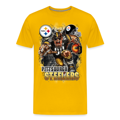 Steelers Fan T-Shirt - sun yellow