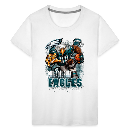 Eagles Fan Kids' Premium T-Shirt - white