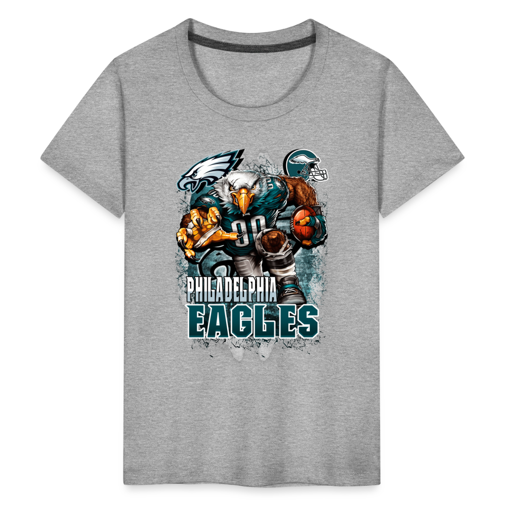 Eagles Fan Kids' Premium T-Shirt - heather gray