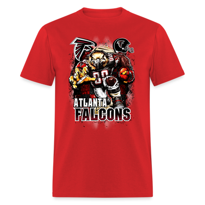 Falcons Fan T-Shirt - red
