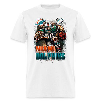 Dolphins Fan T-Shirt - white