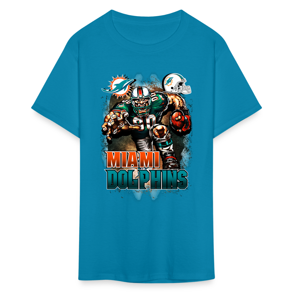 Dolphins Fan T-Shirt - turquoise
