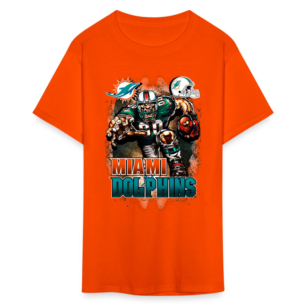 Dolphins Fan T-Shirt - orange