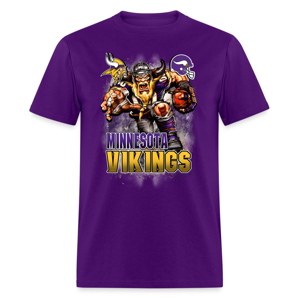 Vikings Fan T-Shirt - purple