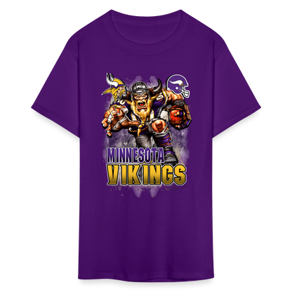Vikings Fan T-Shirt - purple