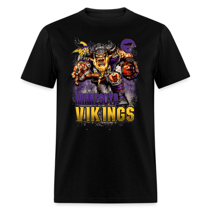 Vikings Fan T-Shirt - black