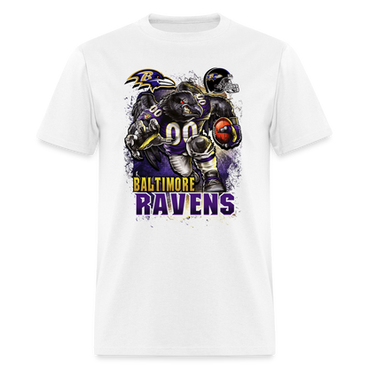 Ravens Fan T-Shirt - white