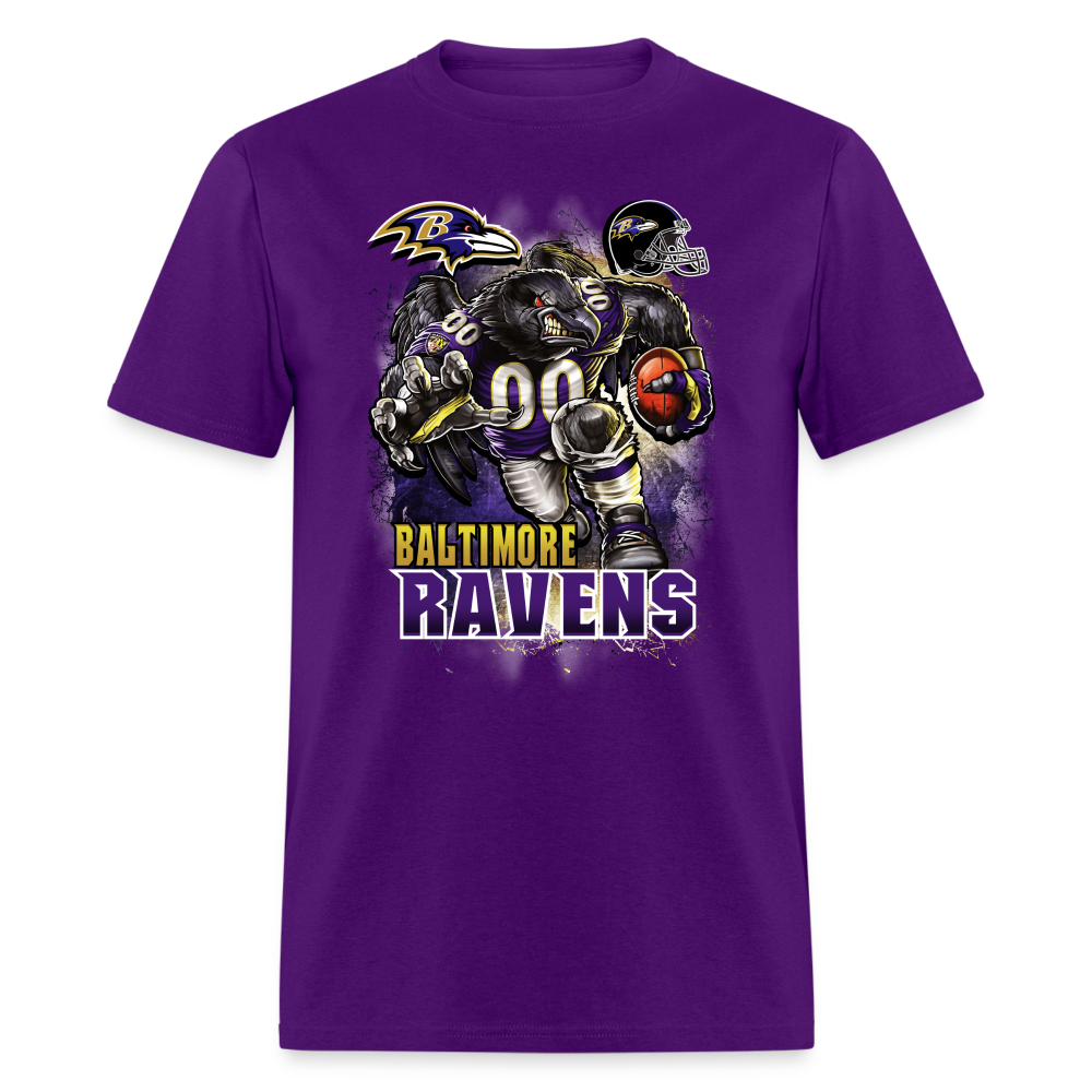 Ravens Fan T-Shirt - purple