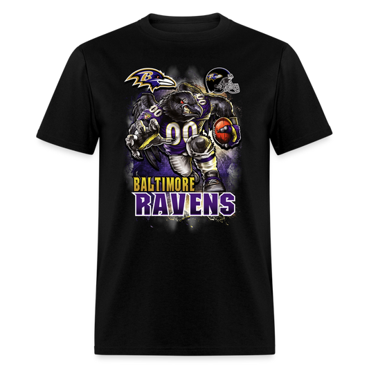 Ravens Fan T-Shirt - black