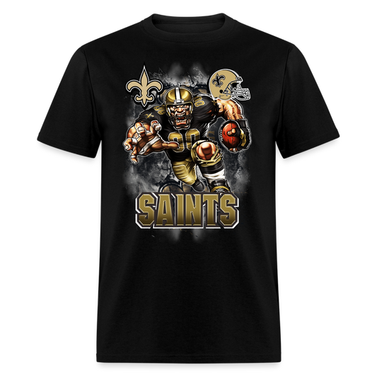 Saints Fan T-Shirt - black