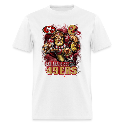 49ers Fan T-Shirt - white