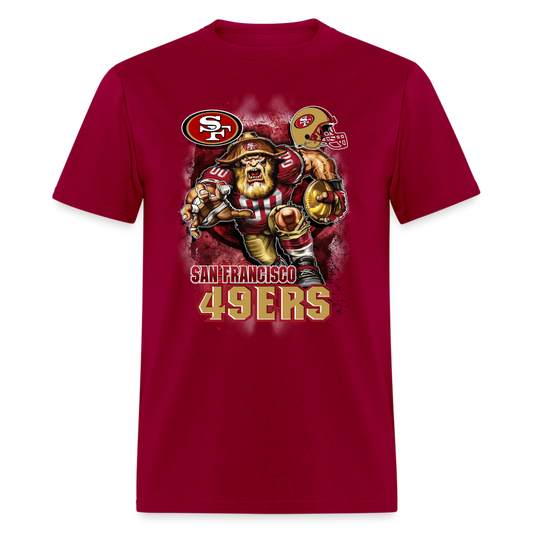 49ers Fan T-Shirt - dark red