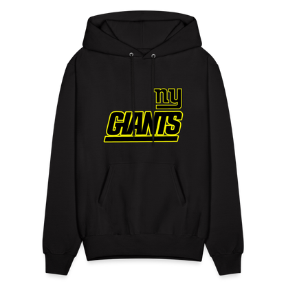 Giants Fan (Black & Yellow) Men's Hoodie - black