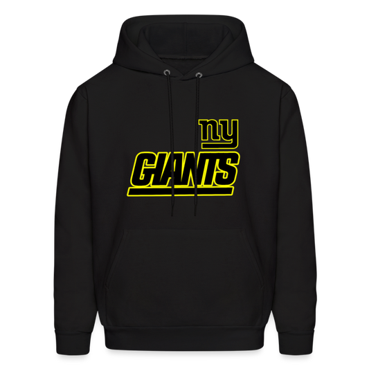 Giants Fan (Black & Yellow) Men's Hoodie - black