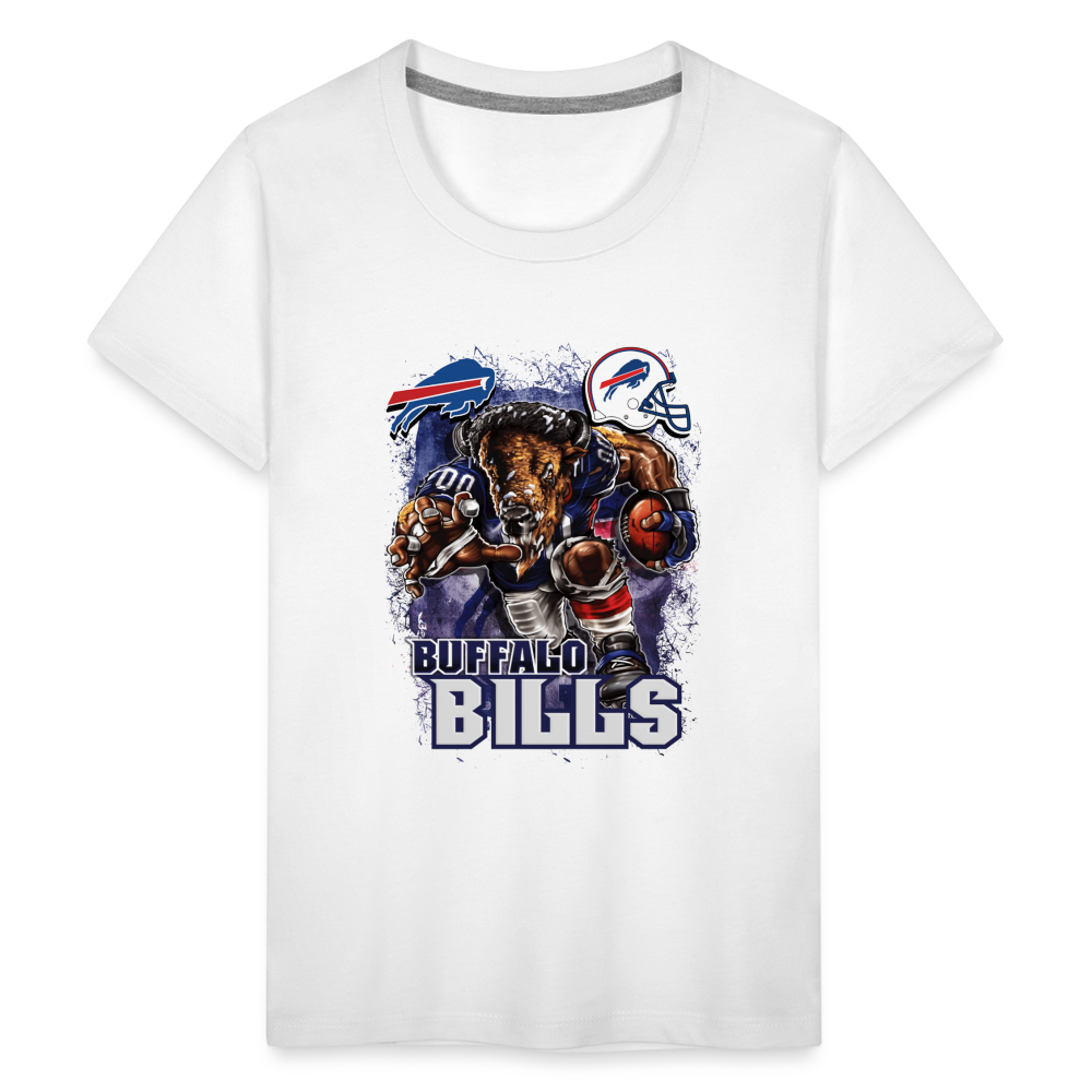 Bills Fan Kids' Premium T-Shirt - white